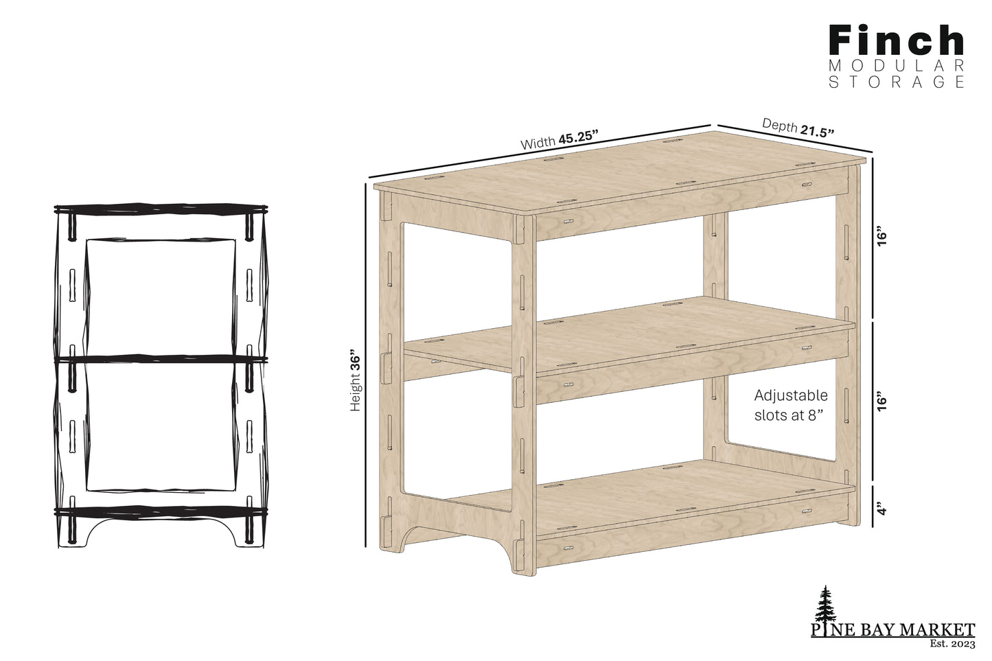 Finch | Modular Storage Rack